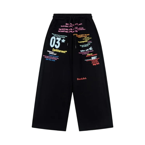 Statements Graphic Sweatpants Joggers Trousers — vista frontale