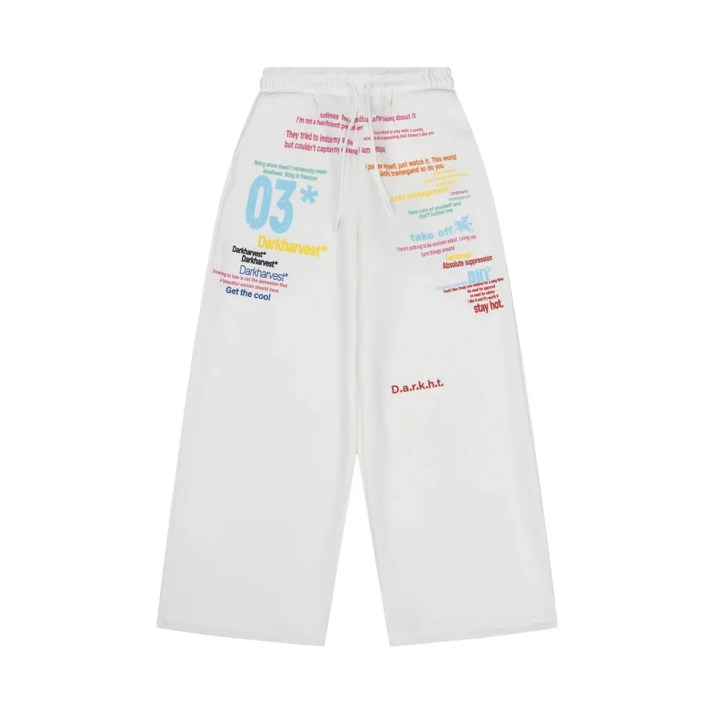 Statements Graphic Sweatpants Joggers Trousers — vista posteriore