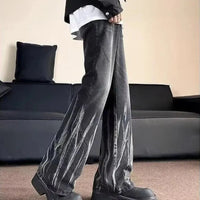 Sticks Washed Denim Black Flared Jeans — vista posteriore