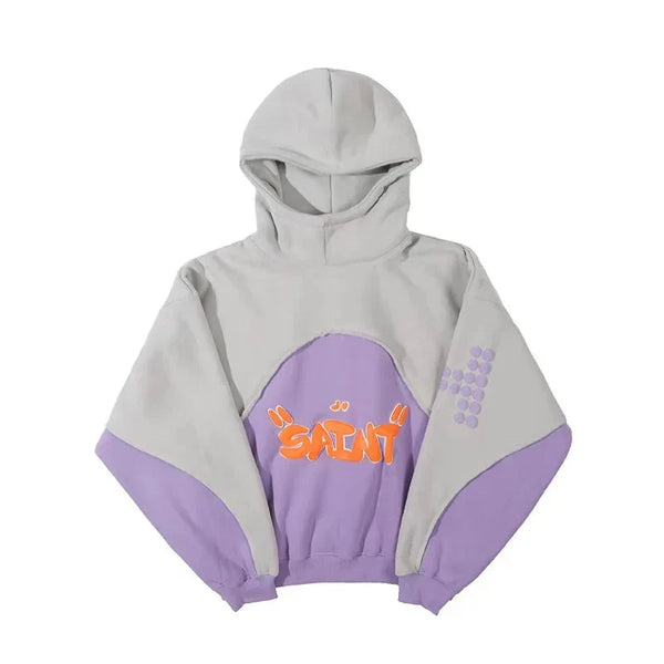 Stitch Work Foam Hoodie — vista frontale