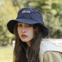Stone Washed Safari Bucket Hat — vista frontale