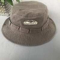 Stone Washed Safari Bucket Hat — vista laterale