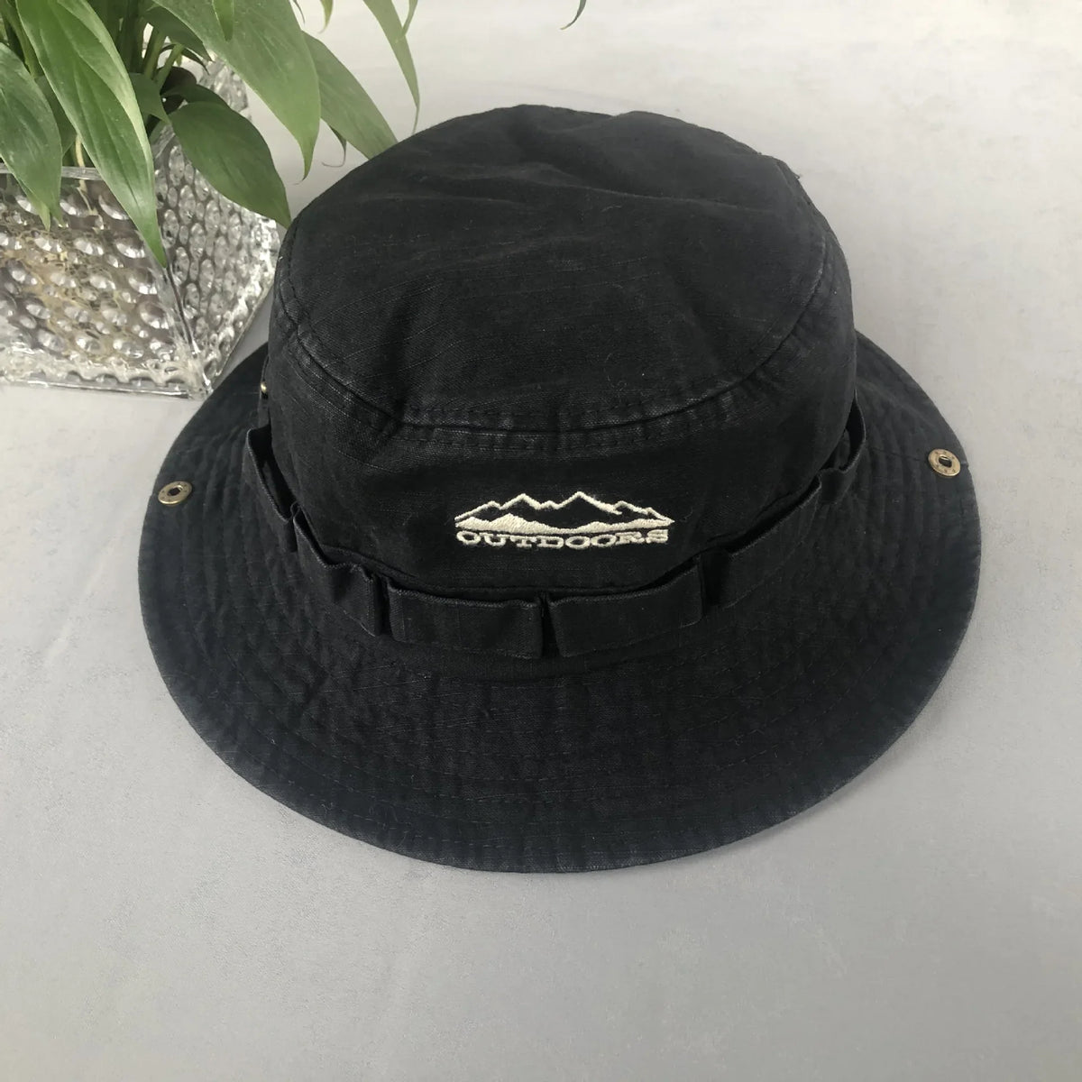 Stone Washed Safari Bucket Hat — dettaglio