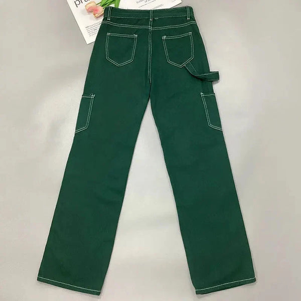 Straight Leg Carpenter Cargos — vista frontale