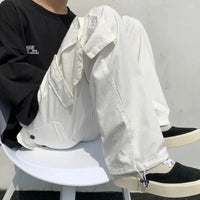 Straight Leg Mens Cargo Trousers — dettaglio della stampa