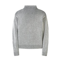 Striped High Neck Knitted Sweater — in alternativa