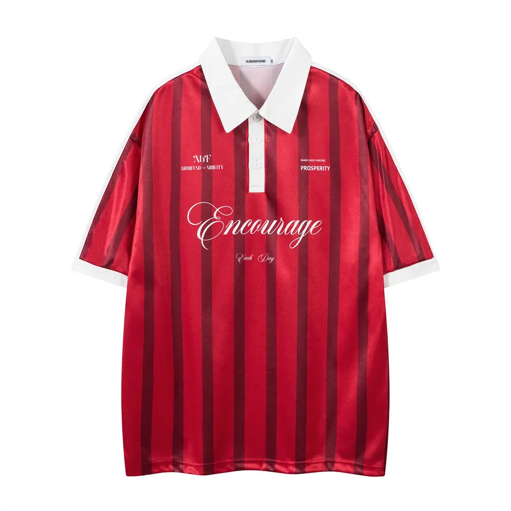 Striped "Year of the Snake" Soccer Jersey — dettaglio