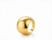 Style Chunky Aesthetic Dome Ring — vista frontale