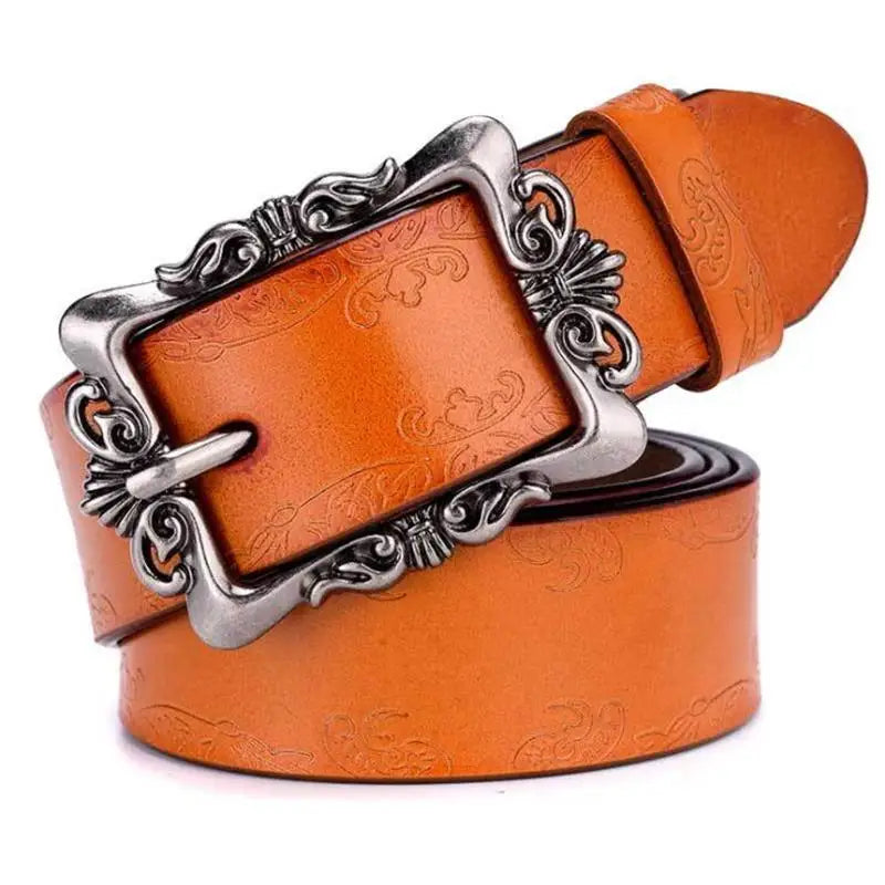 Subtle Intertwine Leather Belt — vista posteriore