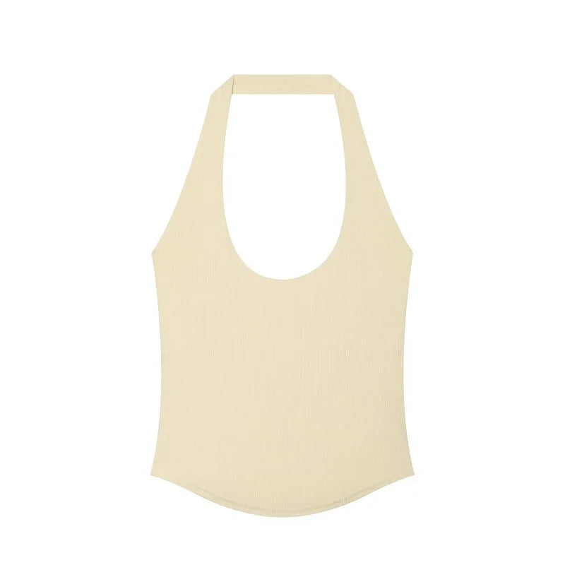 Summer Halter Crop Top — vista frontale