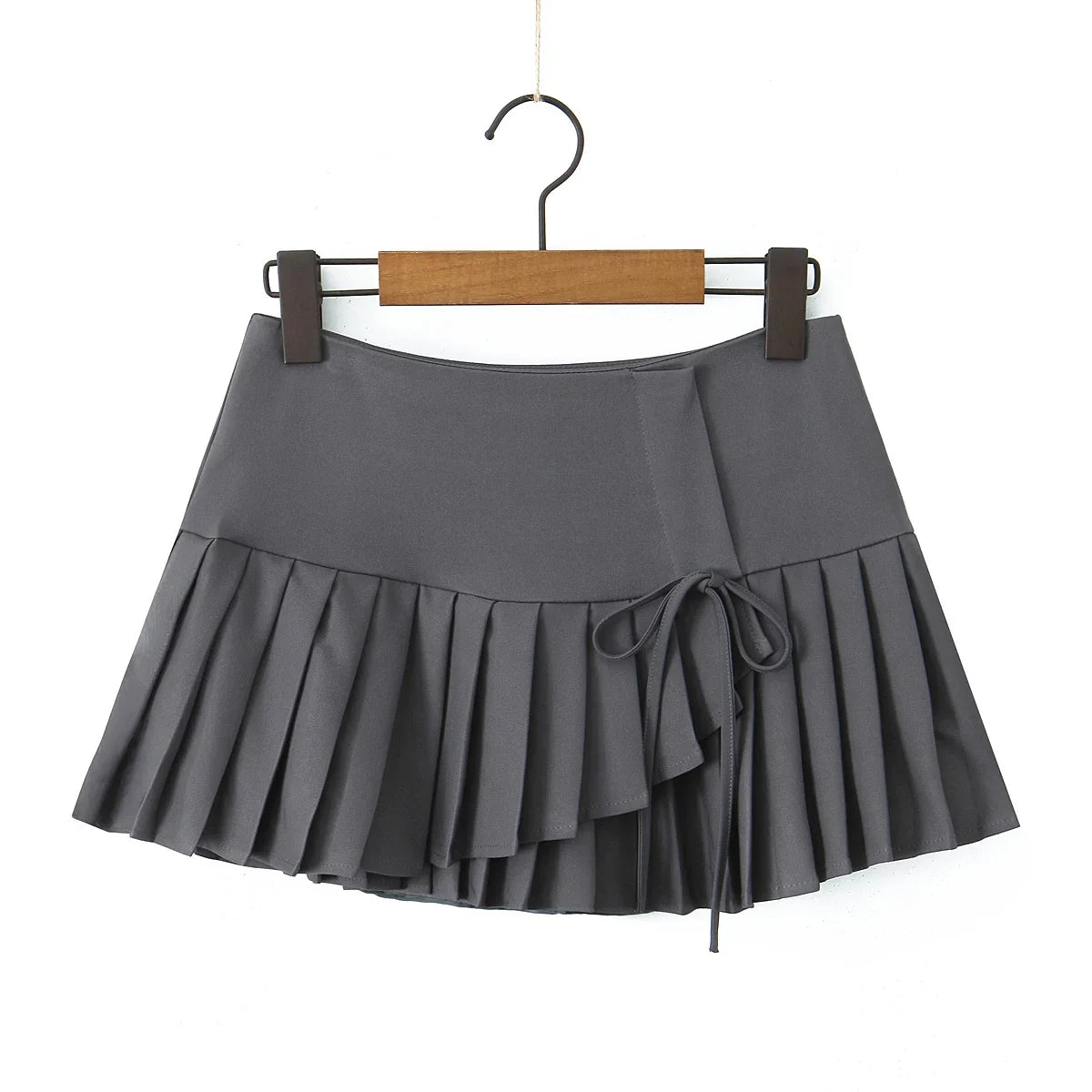 Summer Preppy Pleated Mini Skirt — vista completa