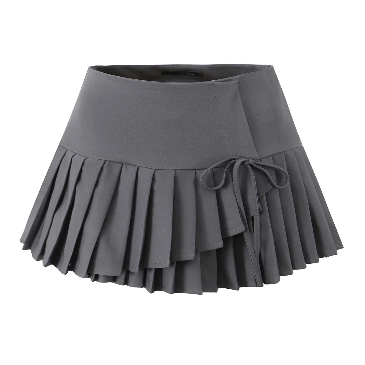 Summer Preppy Pleated Mini Skirt — vista posteriore
