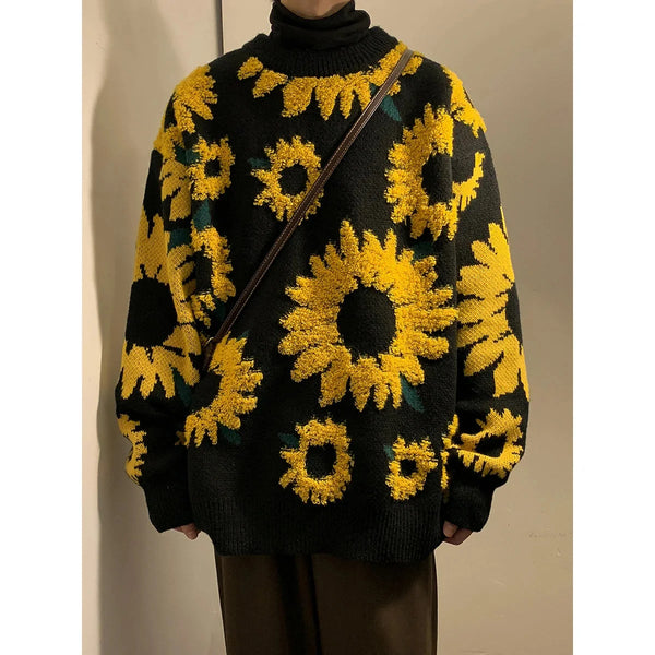 Sunflower Knitted Sweater — vista frontale