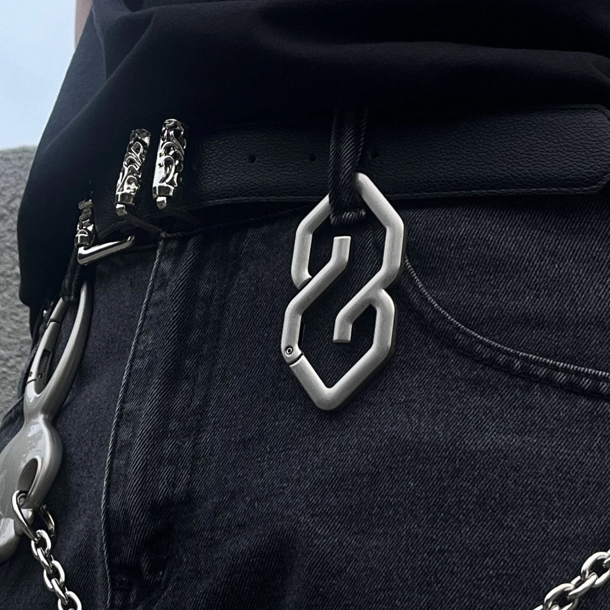 Super S Belt Loop Carabiner Keychain — dettaglio