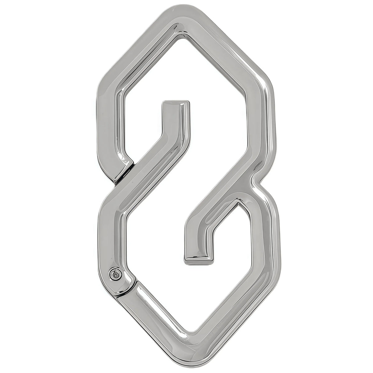 Super S Belt Loop Carabiner Keychain — vista posteriore