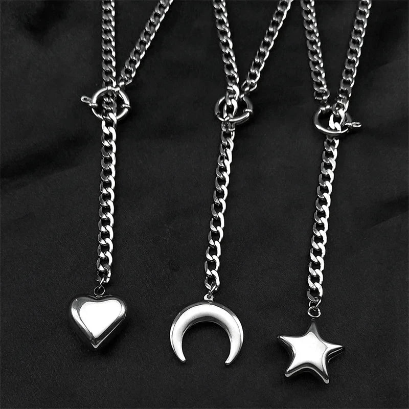Symbolic Long Chain Y Necklace — in alternativa