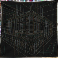'The Blueprint' Silk Cashmere Square Scarf — in alternativa