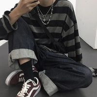 The Striped Long Sleeve Top — dettaglio della stampa