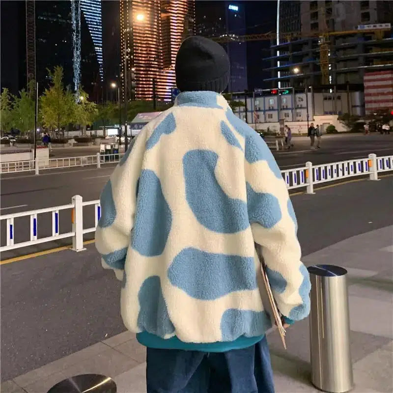 Thick Fluffy Winter Jacket — dettaglio della stampa