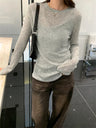 Y2K Thin Long Sleeve Summer Top