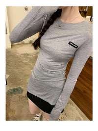 Thin Undershirt Long Sleeve Top — dettaglio