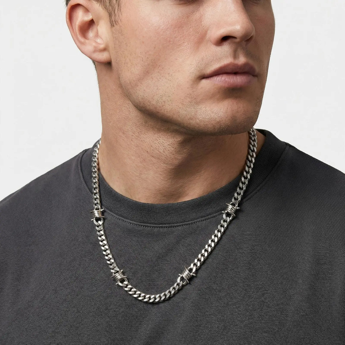 Thorns Barbed Cuban Chain Necklace — dettaglio della stampa
