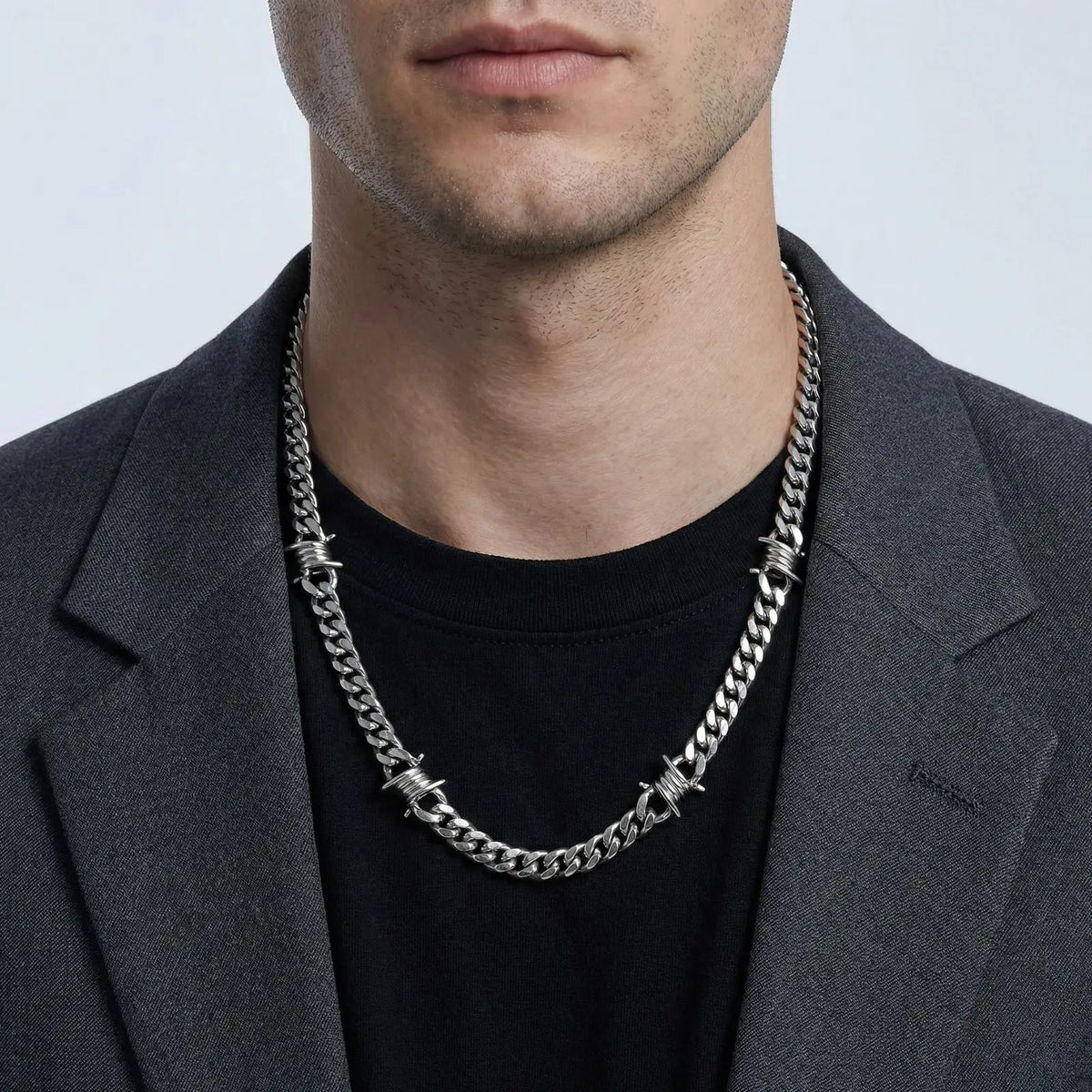 Thorns Barbed Cuban Chain Necklace — in alternativa