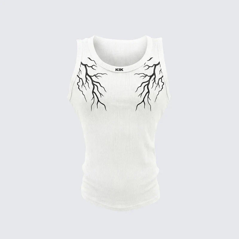Thunder & Lightening Tank Top — vista frontale