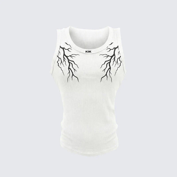 Thunder & Lightening Tank Top — vista frontale
