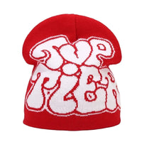 Top Tier Beanie — dettaglio della stampa