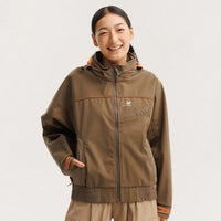 Track Soft Shell Best Windbreaker Jacket Coat — vista laterale