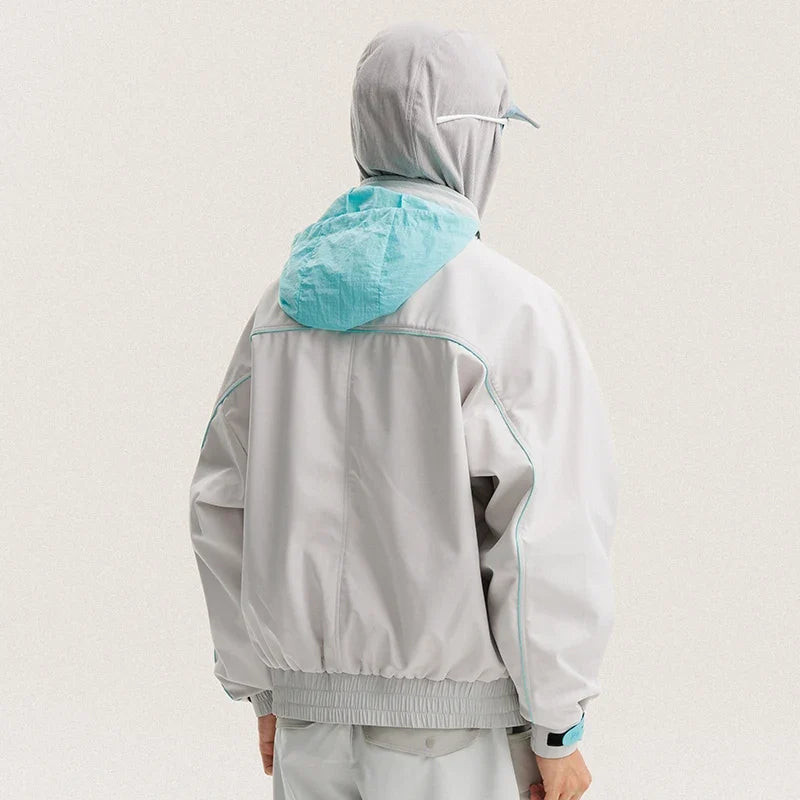 Track Soft Shell Best Windbreaker Jacket Coat — vista frontale