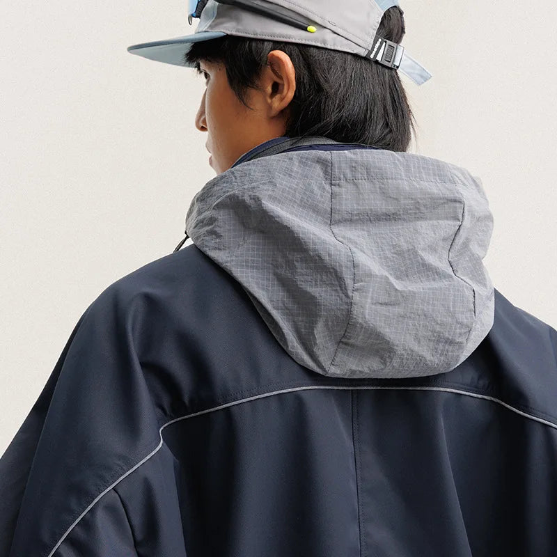 Track Soft Shell Best Windbreaker Jacket Coat — vista completa