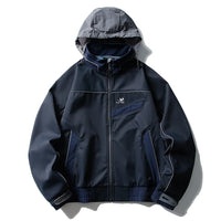 Track Soft Shell Best Windbreaker Jacket Coat — vista frontale