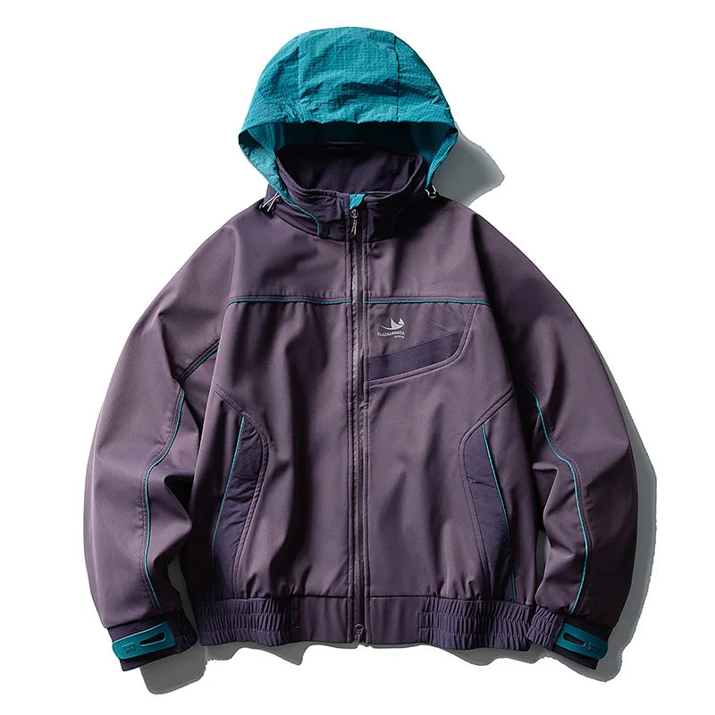 Track Soft Shell Best Windbreaker Jacket Coat — dettaglio