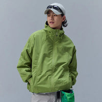 Tri Shield Lightweight Cycling and Hiking Windbreaker Jacket — dettaglio del tessuto