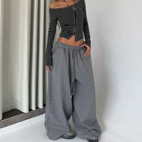 Tribal Rhinestone Oversized Sweatpants Joggers Trousers — dettaglio