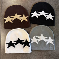 Triple Star Pentagram Beanie — vista completa