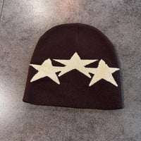 Triple Star Pentagram Beanie — dettaglio della stampa