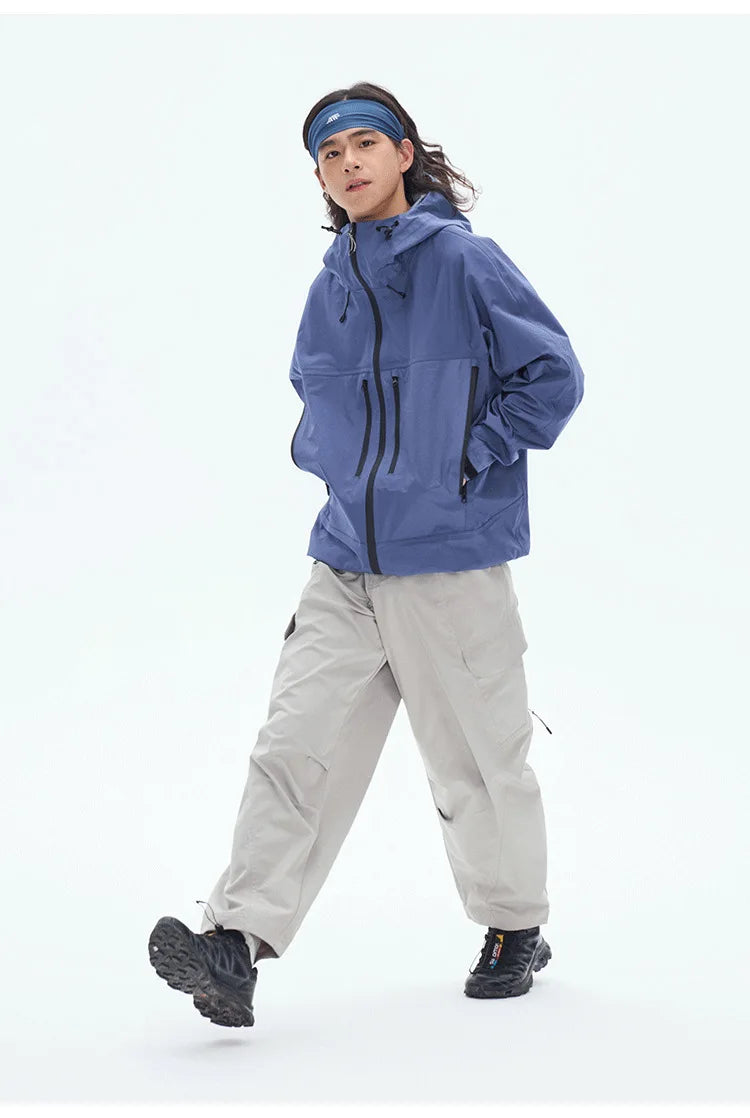 TripleGuard HardShell Sealed Outdoor Waterproof Jacket Coat — dettaglio