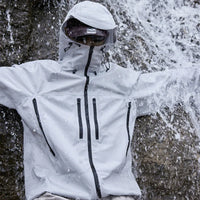 TripleGuard HardShell Sealed Outdoor Waterproof Jacket Coat — vista laterale
