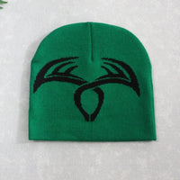 Tusk Beanie — dettaglio della stampa