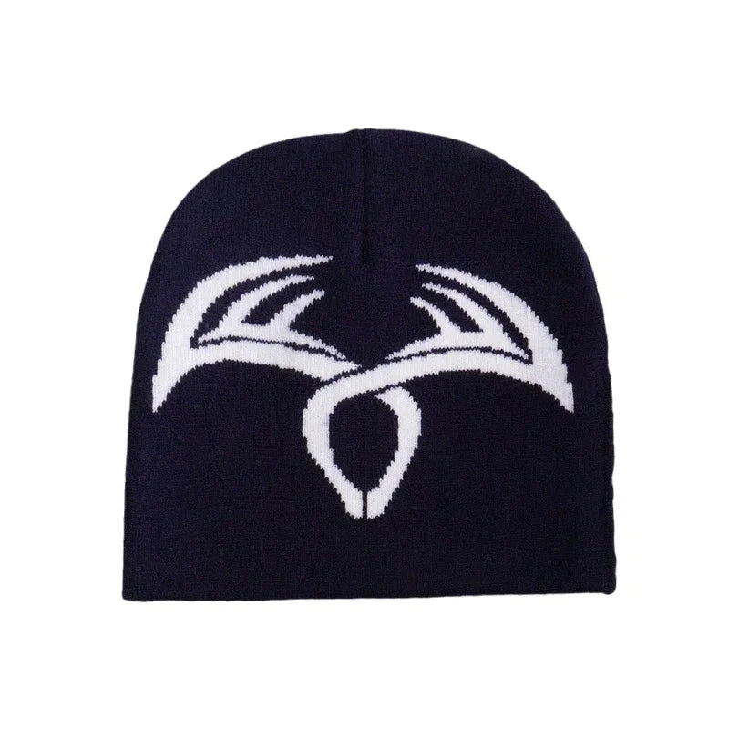 Tusk Beanie — dettaglio della stampa