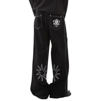 Two Lions Embroidered Graphic Denim Jeans — dettaglio