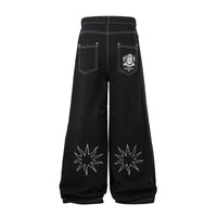 Two Lions Embroidered Graphic Denim Jeans — in alternativa