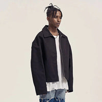 Two Way Zip Up Jacket Coat — dettaglio