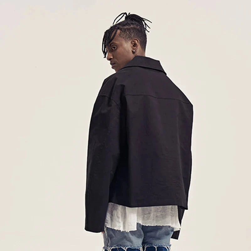 Two Way Zip Up Jacket Coat — in alternativa