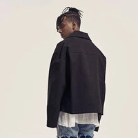 Two Way Zip Up Jacket Coat — in alternativa