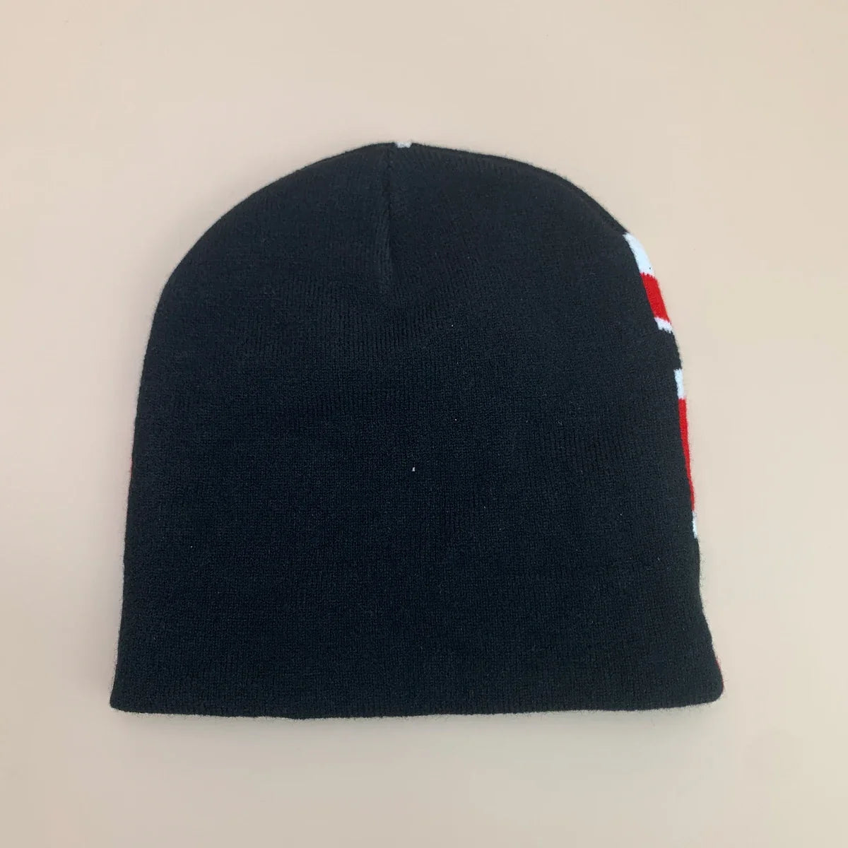 Union Jack Graphic Beanie — dettaglio della stampa