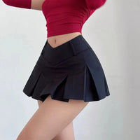 V Waist Mini Skirt — dettaglio della stampa